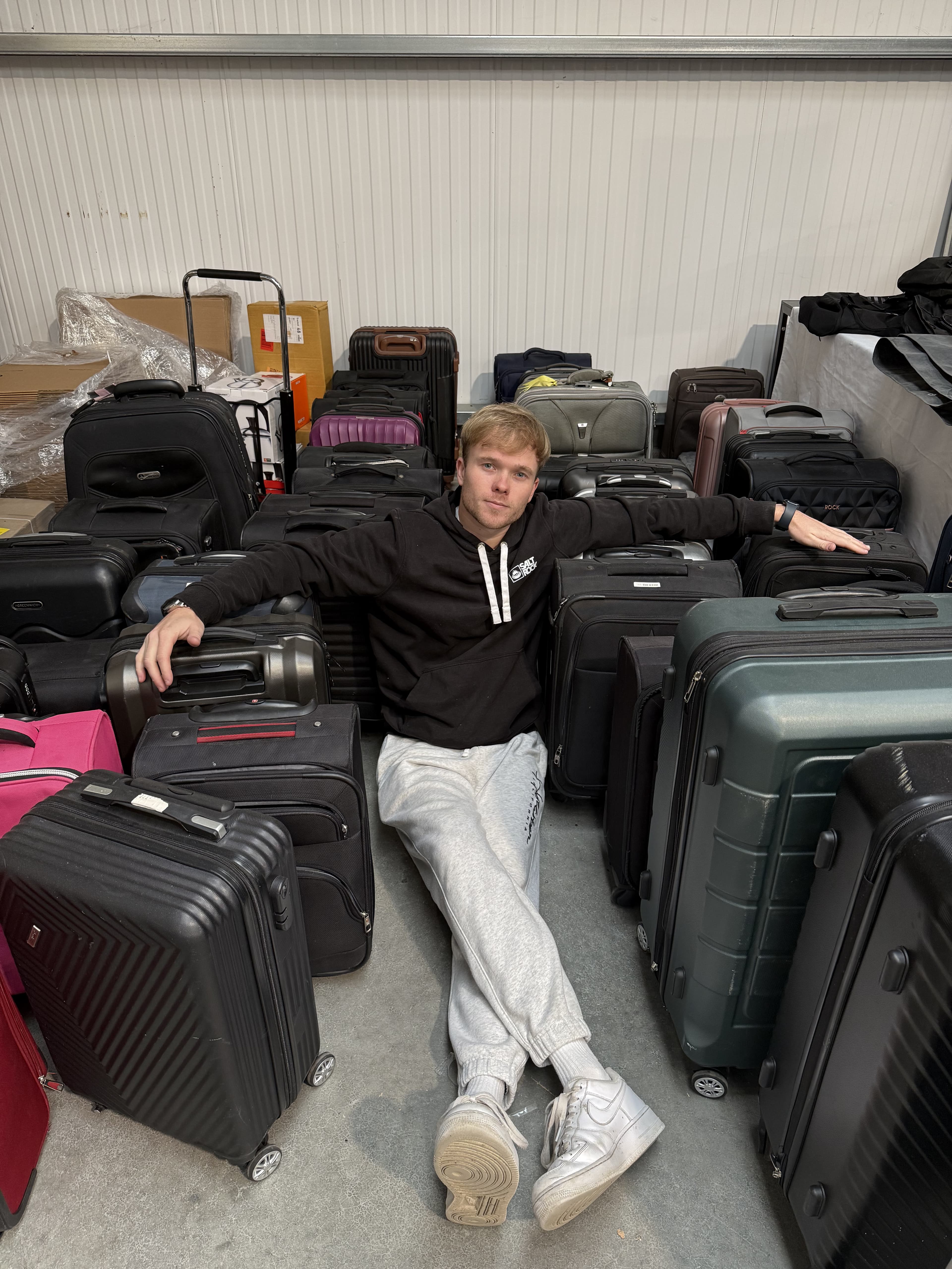 Suitcase Haul - TikTok content