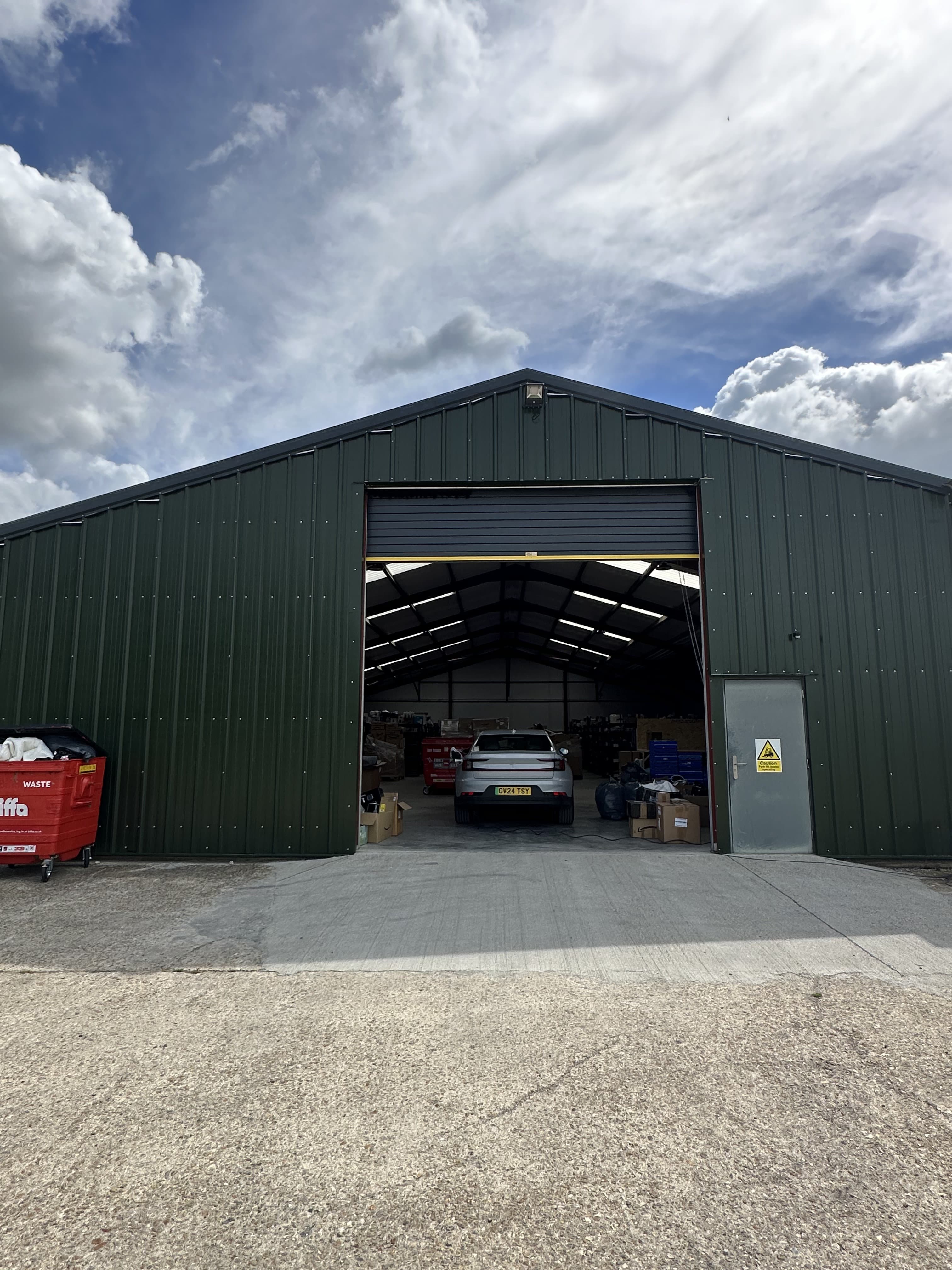 Warehouse exterior